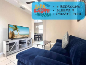 Amazing 4Bd Home with Private Pool Near Parks 160